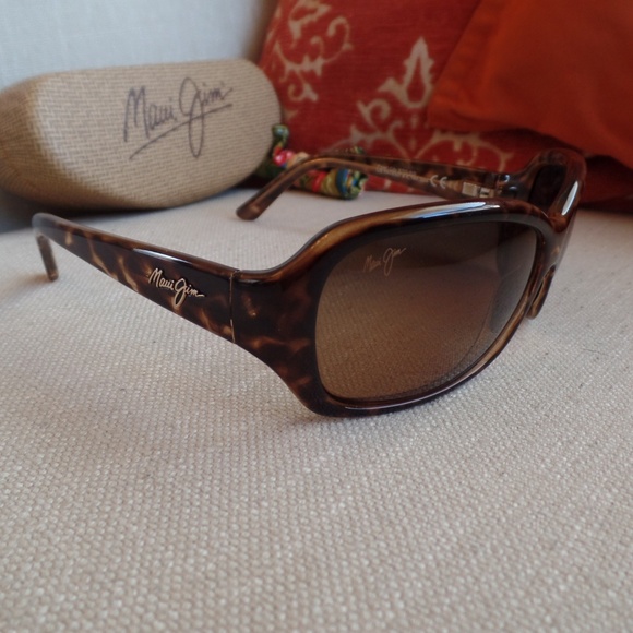Maui Jim Pearl City in Tortoise/HCL Bronze, Rare - Picture 3 of 7